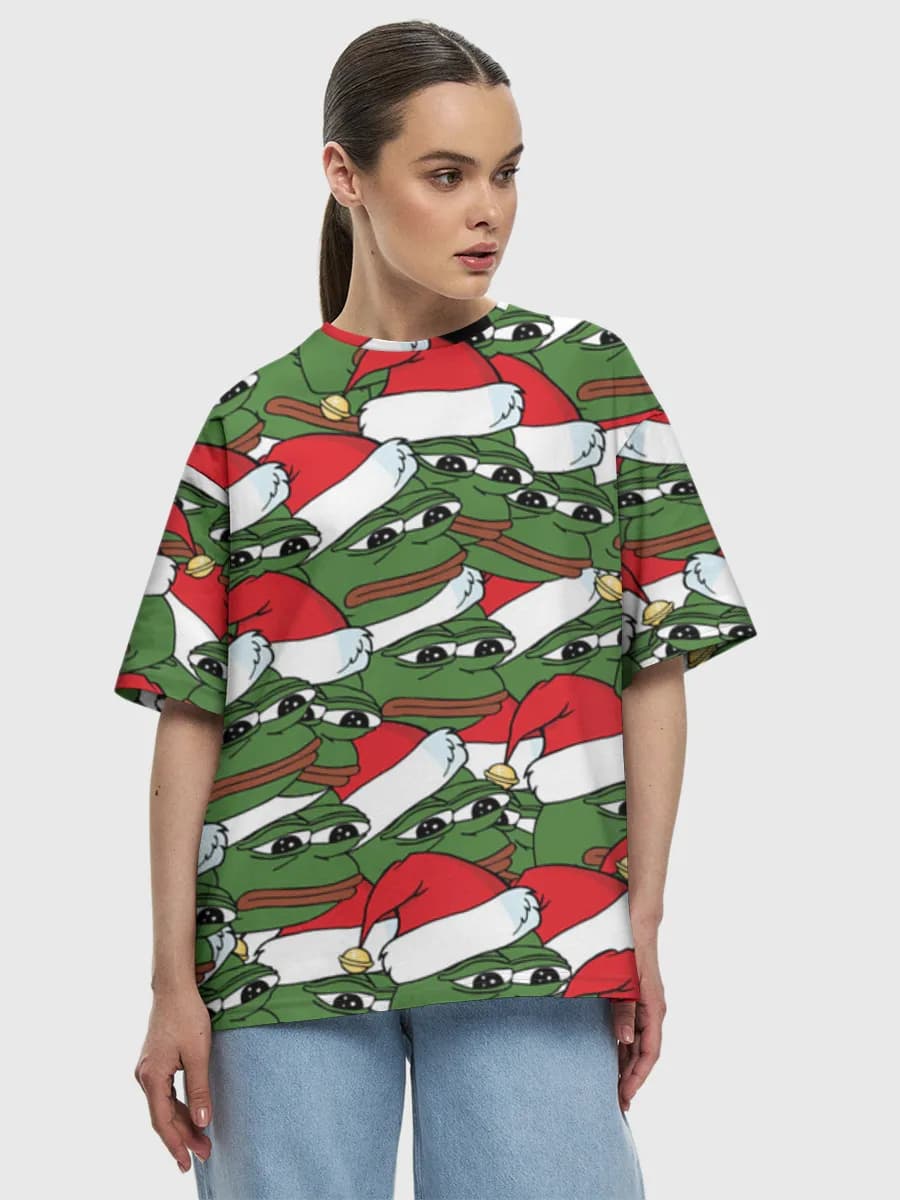 Women's oversized cotton T-shirt