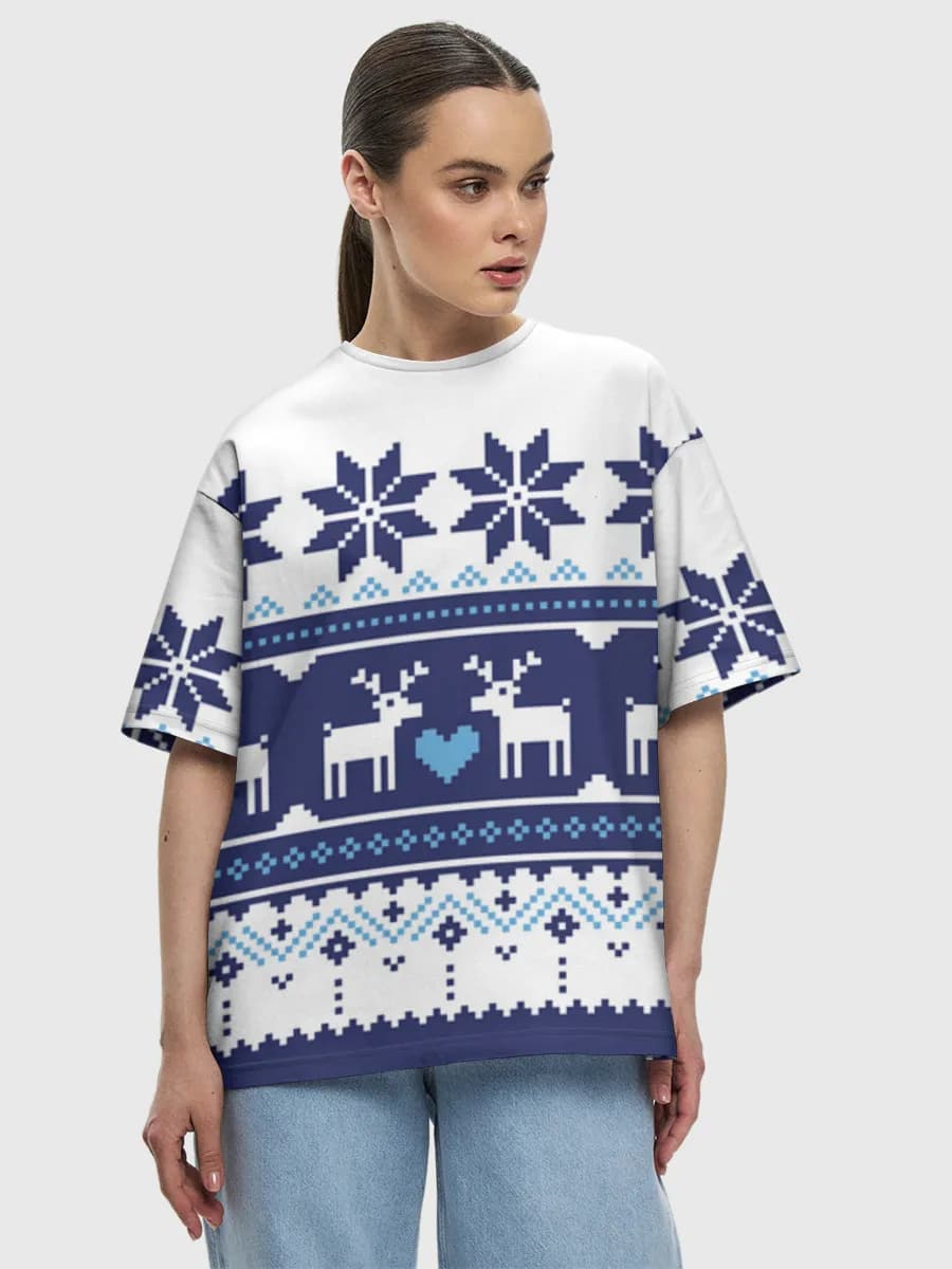 T-shirt Coton Oversize Femme