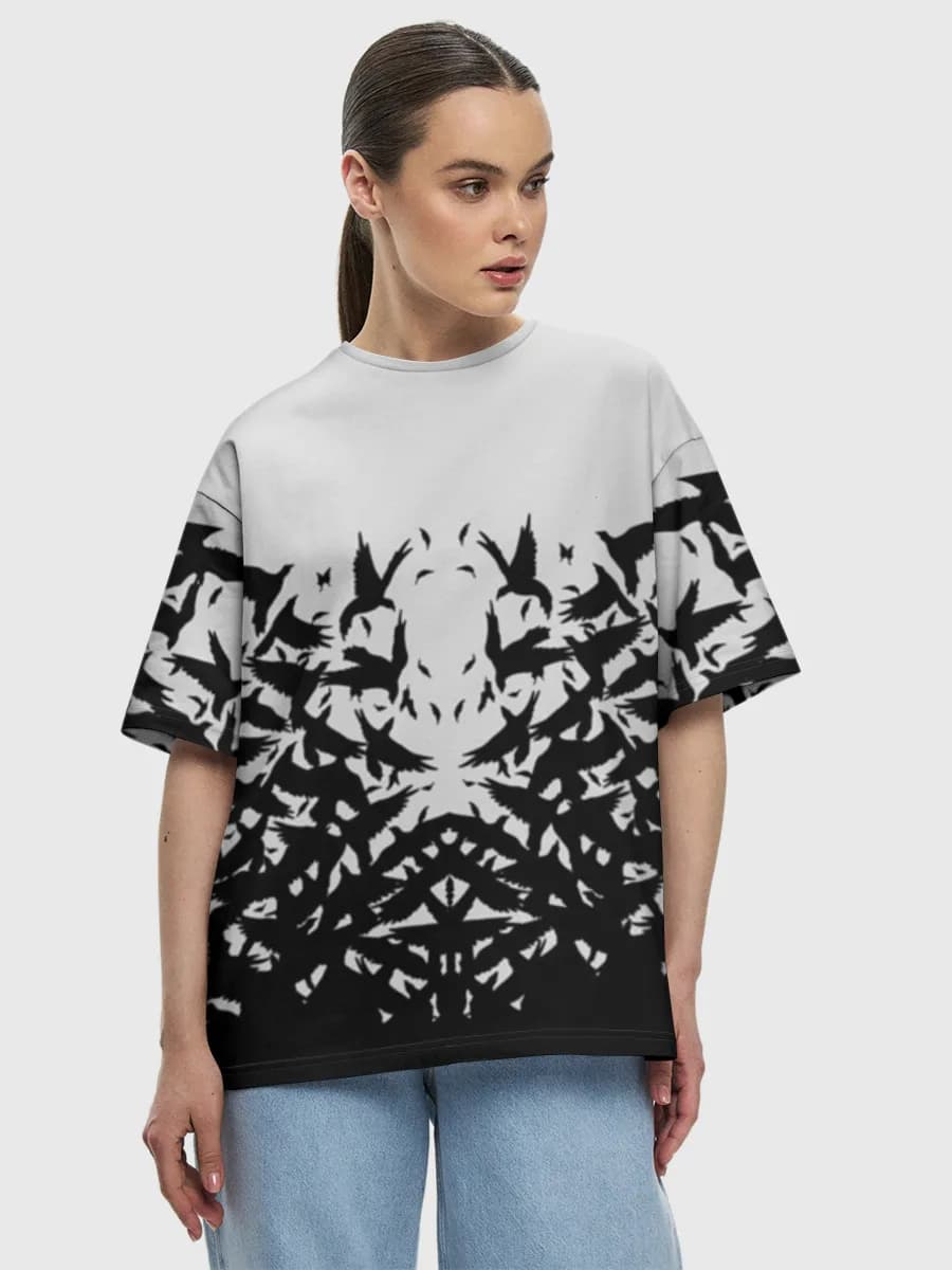 Women's oversized cotton T-shirt
