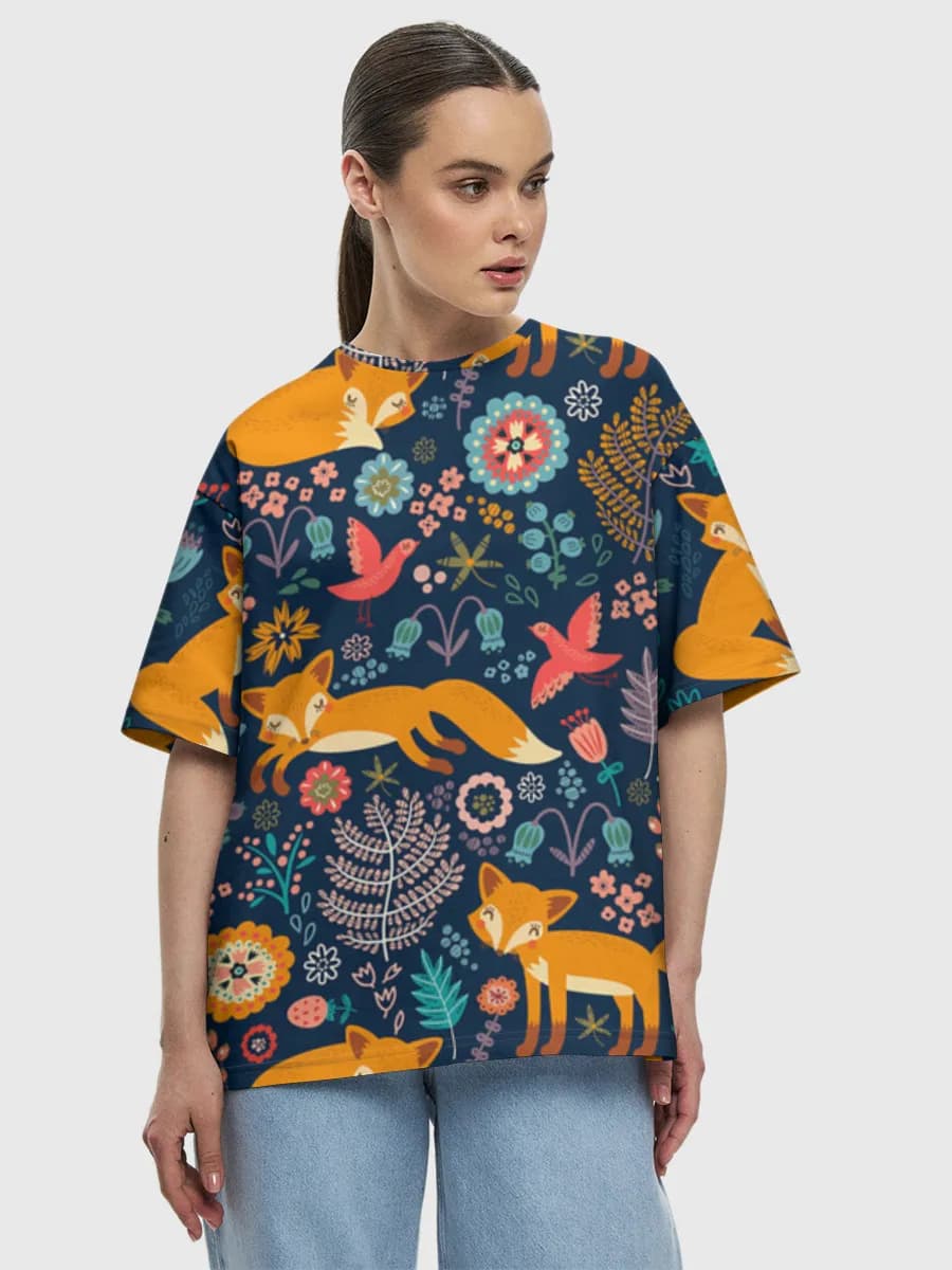 T-shirt Coton Oversize Femme