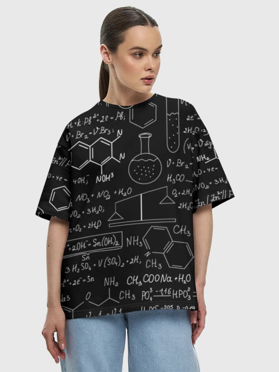 Women's oversized cotton T-shirt