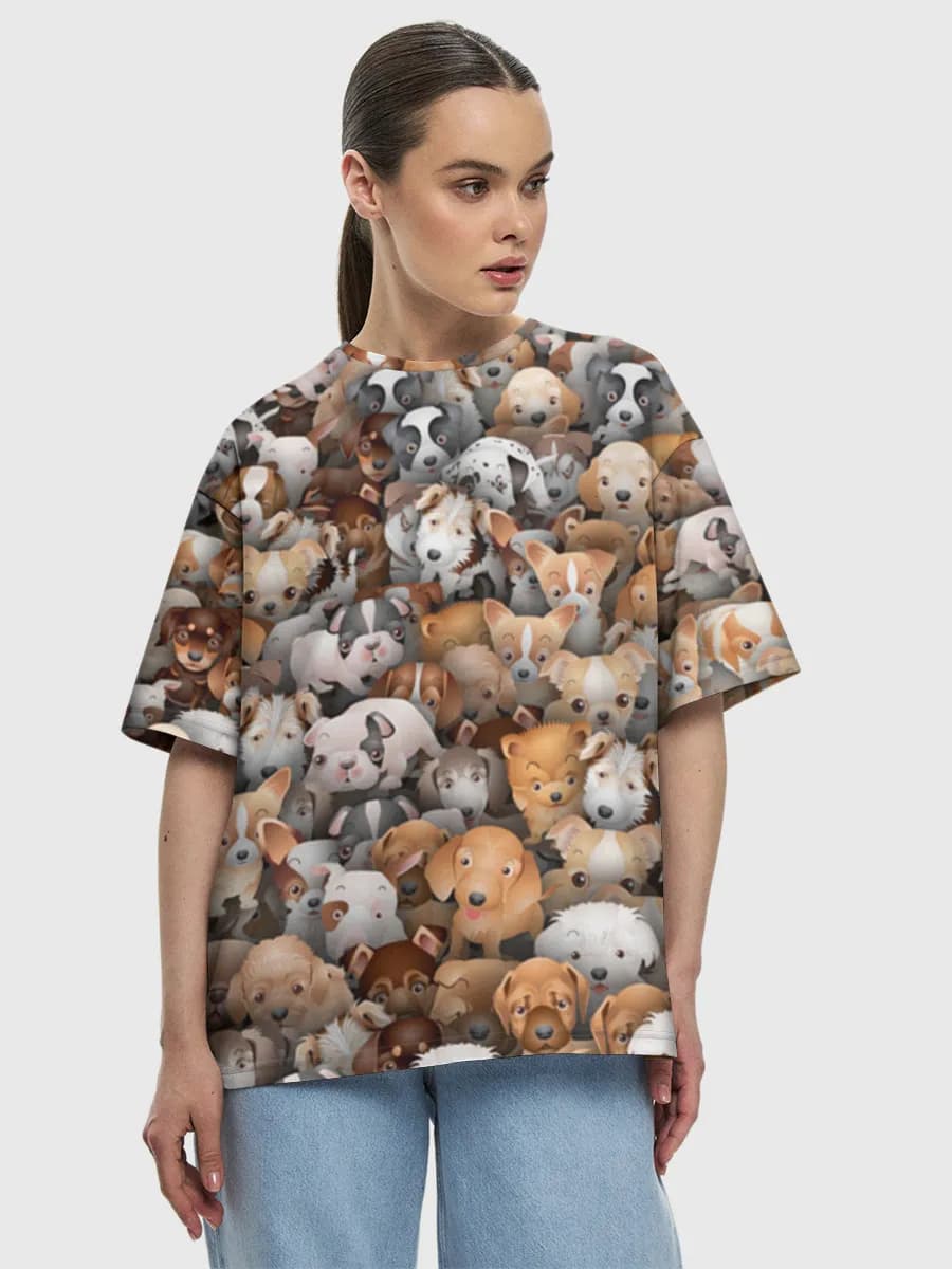 Women's oversized cotton T-shirt
