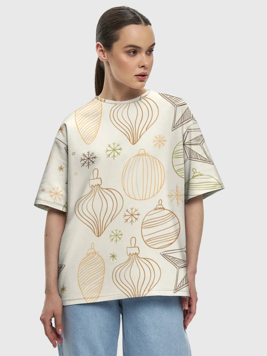 Women's oversized cotton T-shirt