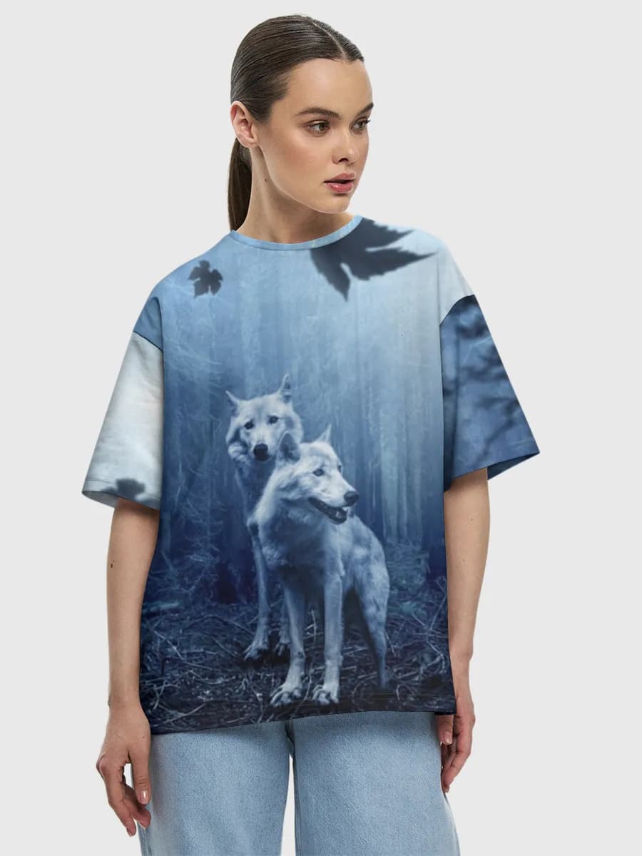 Women's oversized cotton T-shirt