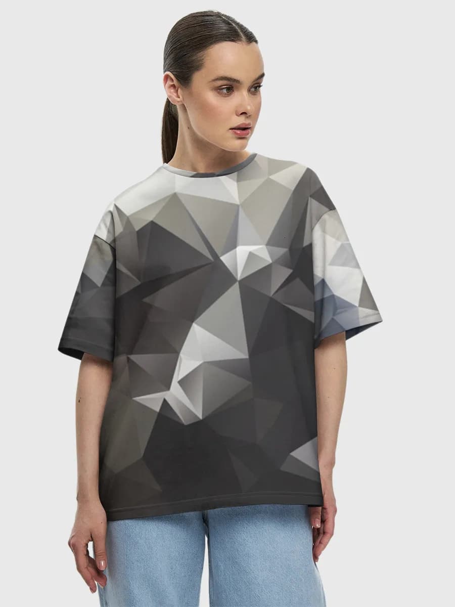 Women's oversized cotton T-shirt