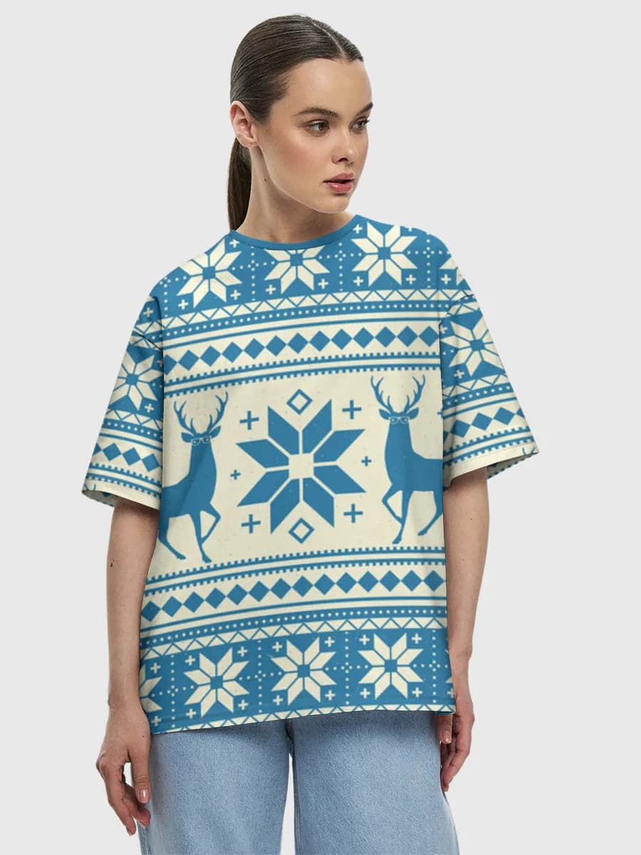 Women's oversized cotton T-shirt