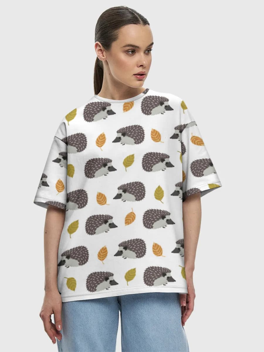 Women's oversized cotton T-shirt