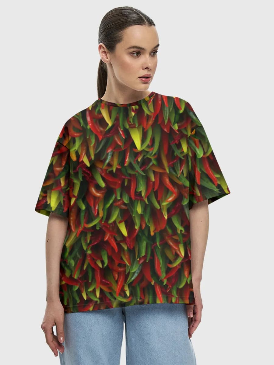 Women's oversized cotton T-shirt