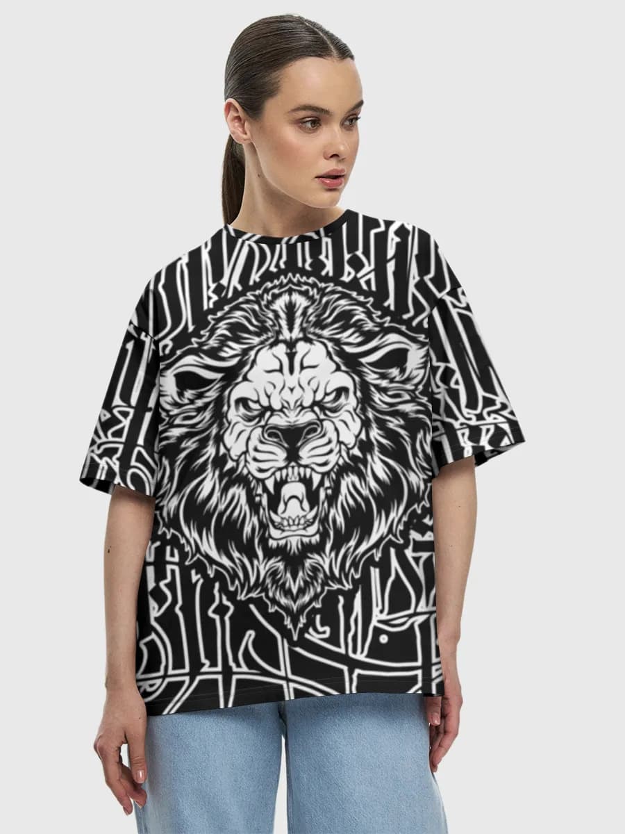 レディース ビッグシルエット コットンTシャツ
