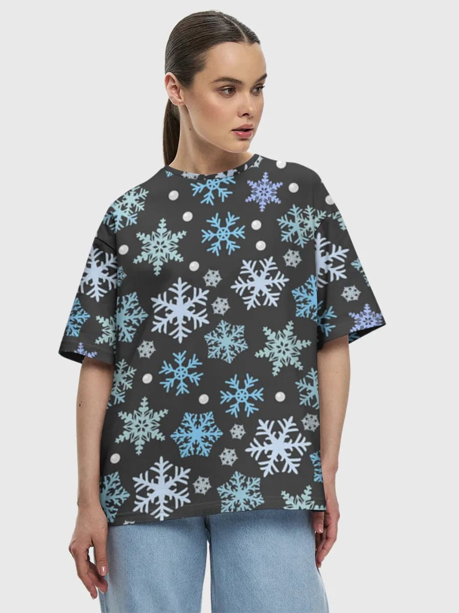 Women's oversized cotton T-shirt