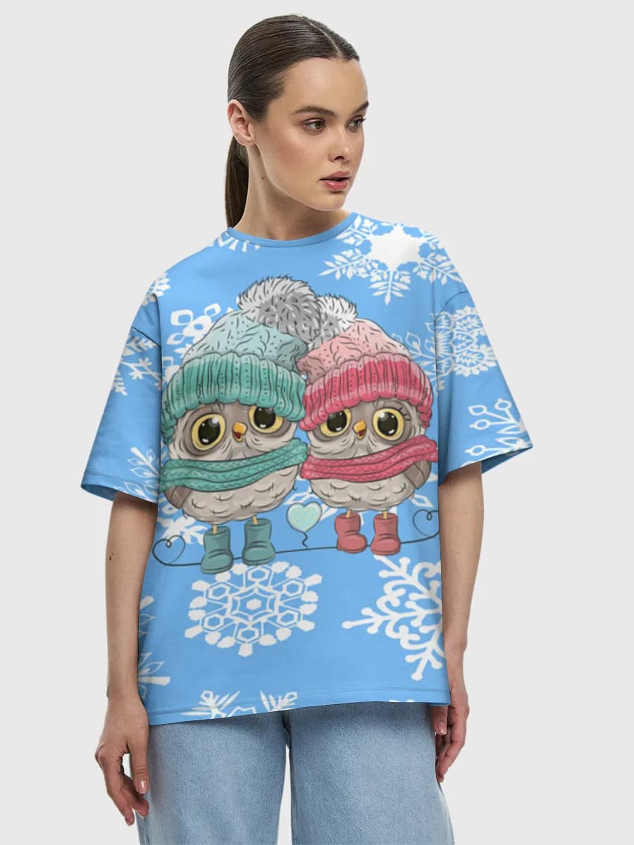 Women's oversized cotton T-shirt