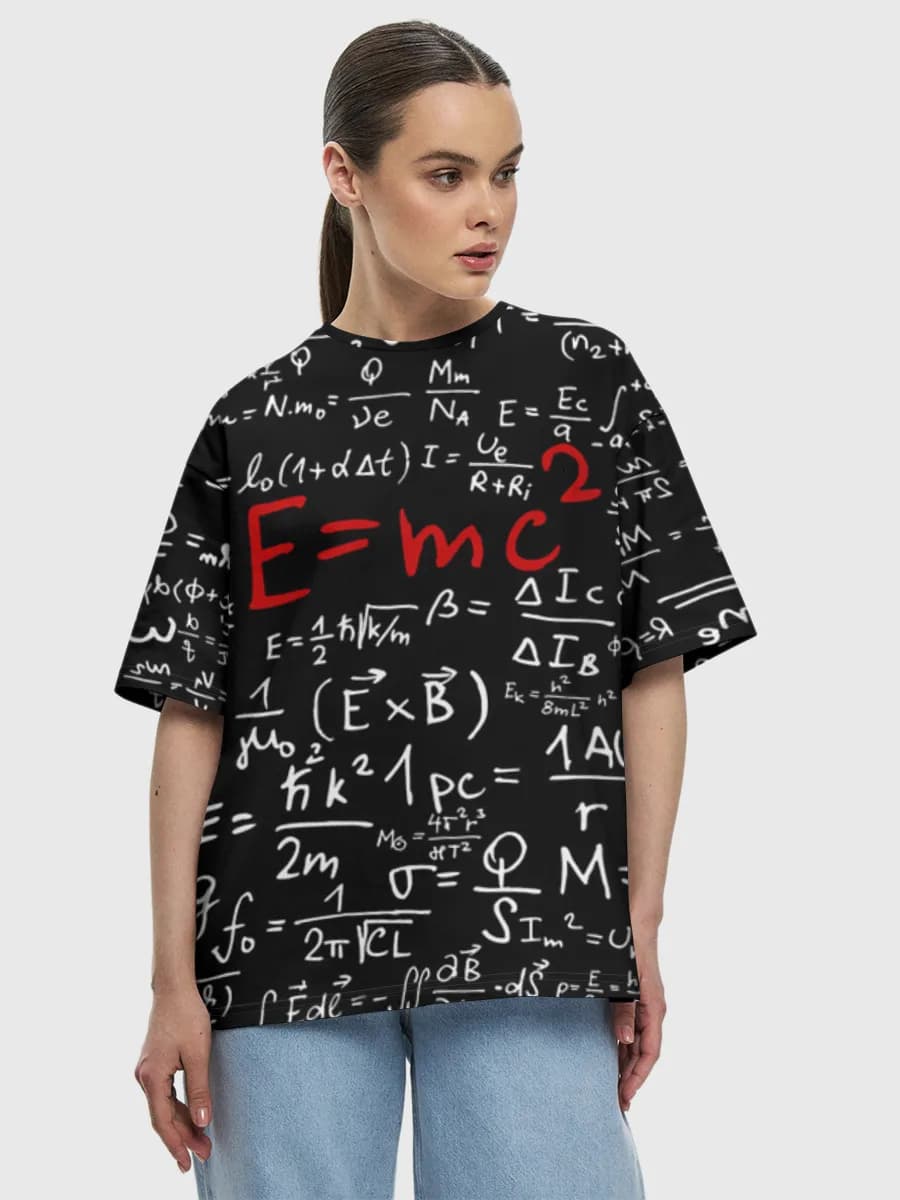 Women's oversized cotton T-shirt