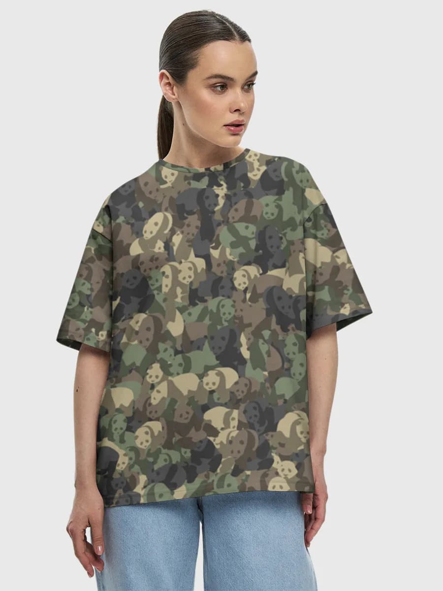 Women's oversized cotton T-shirt