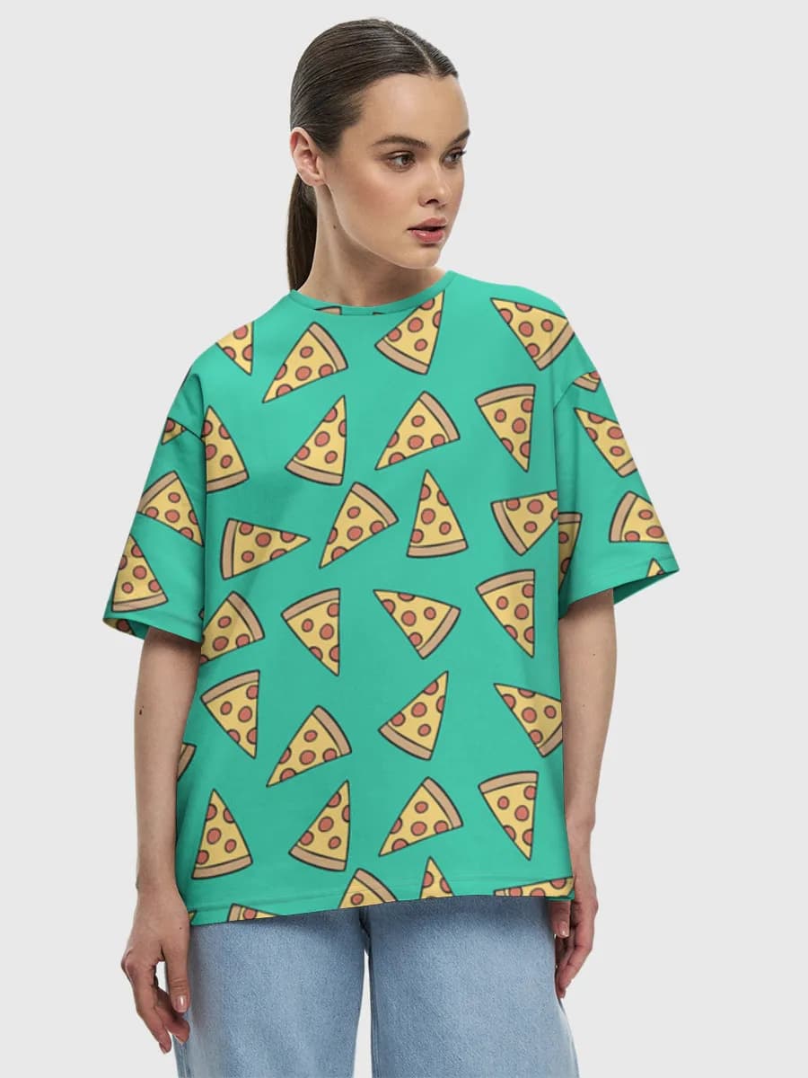 Damen Oversized Baumwoll T-Shirt