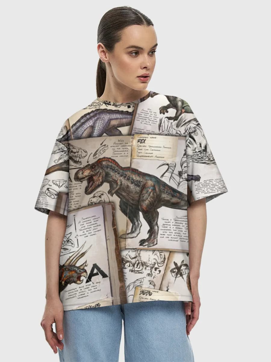 Women's oversized cotton T-shirt