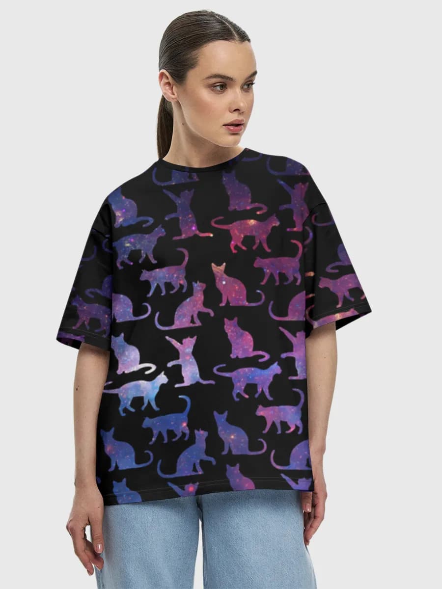 Women's oversized cotton T-shirt