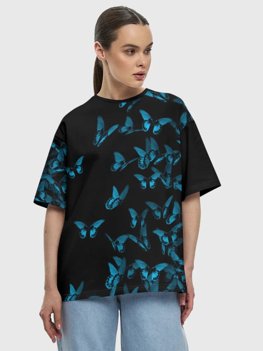 Women's oversized cotton T-shirt