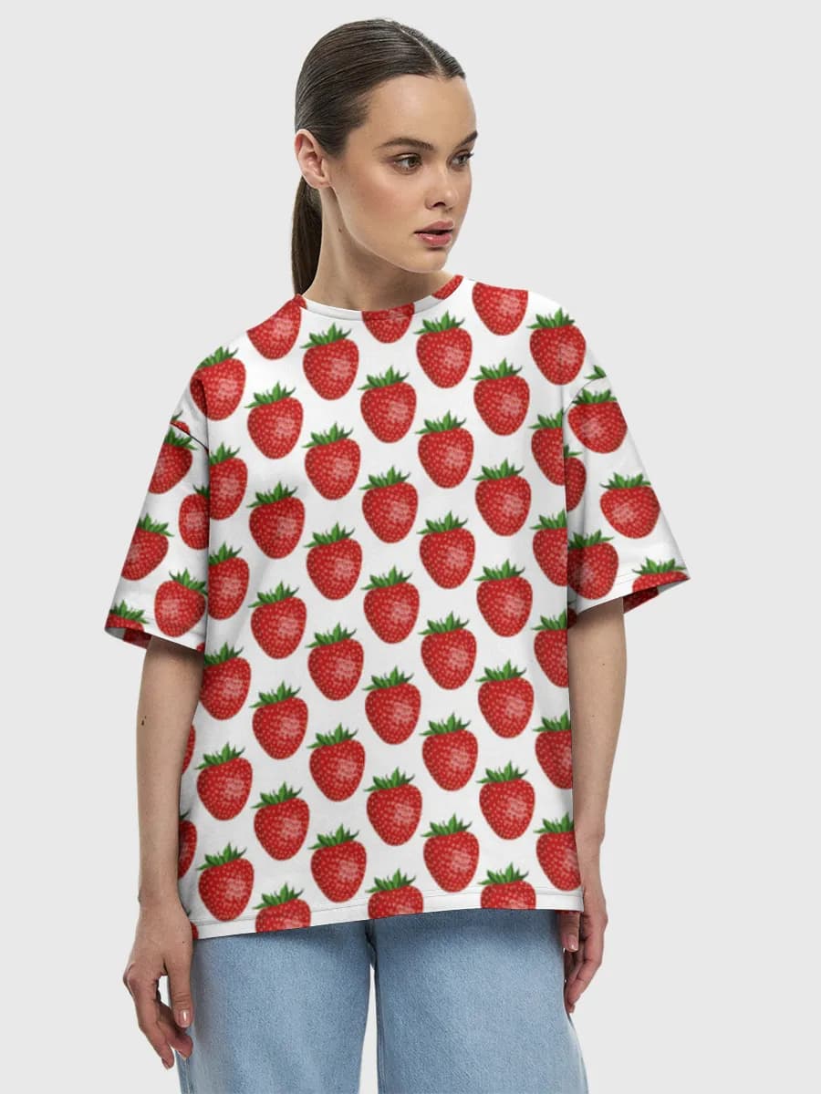 Women's oversized cotton T-shirt