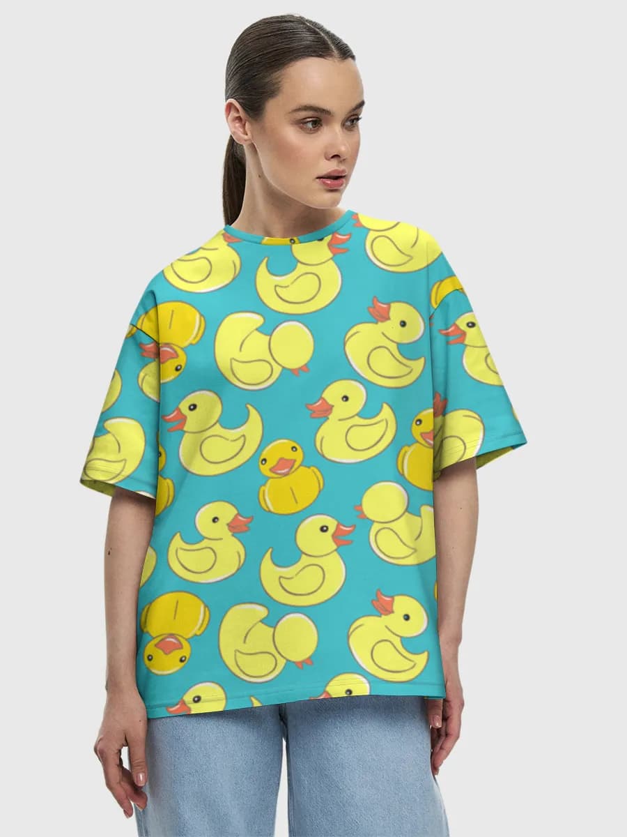 Women's oversized cotton T-shirt