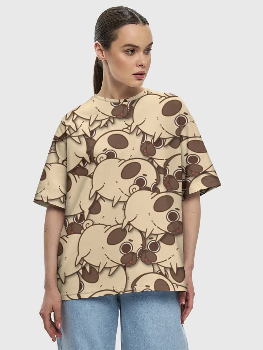 T-shirt Coton Oversize Femme