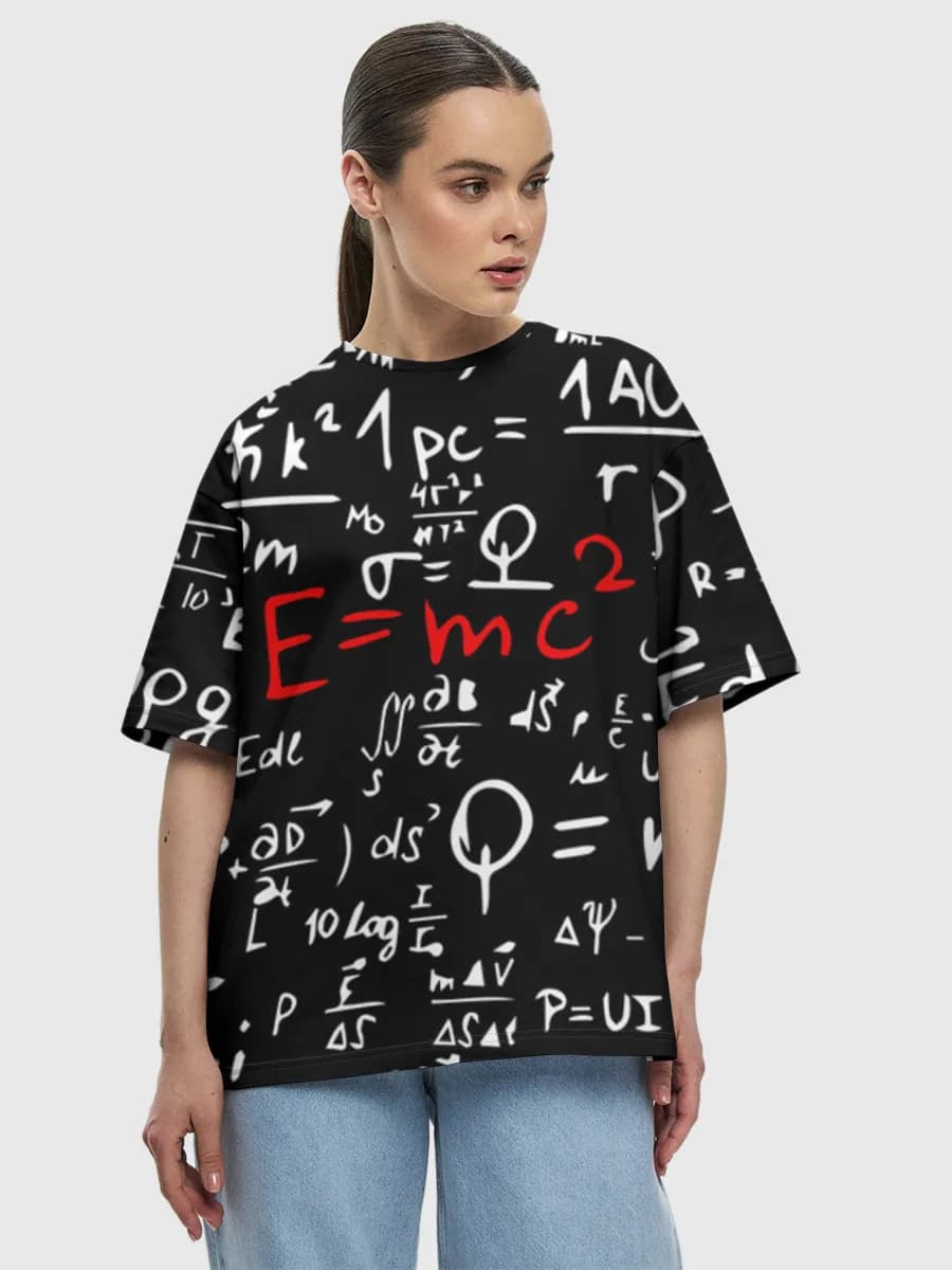 Women's oversized cotton T-shirt