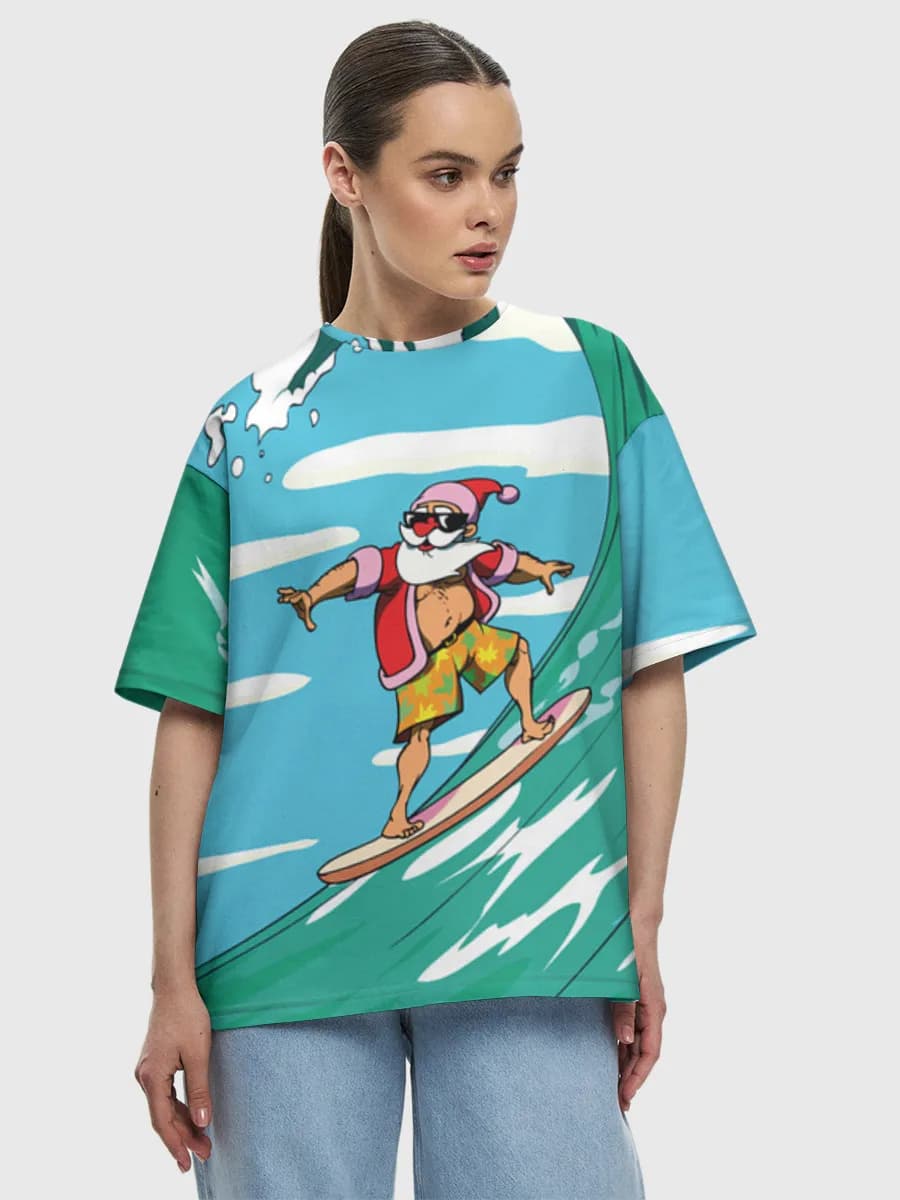 Women's oversized cotton T-shirt