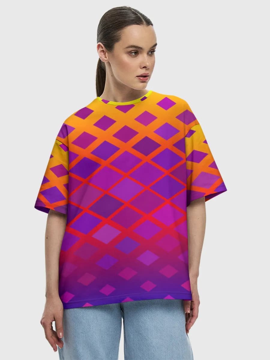 Women's oversized cotton T-shirt