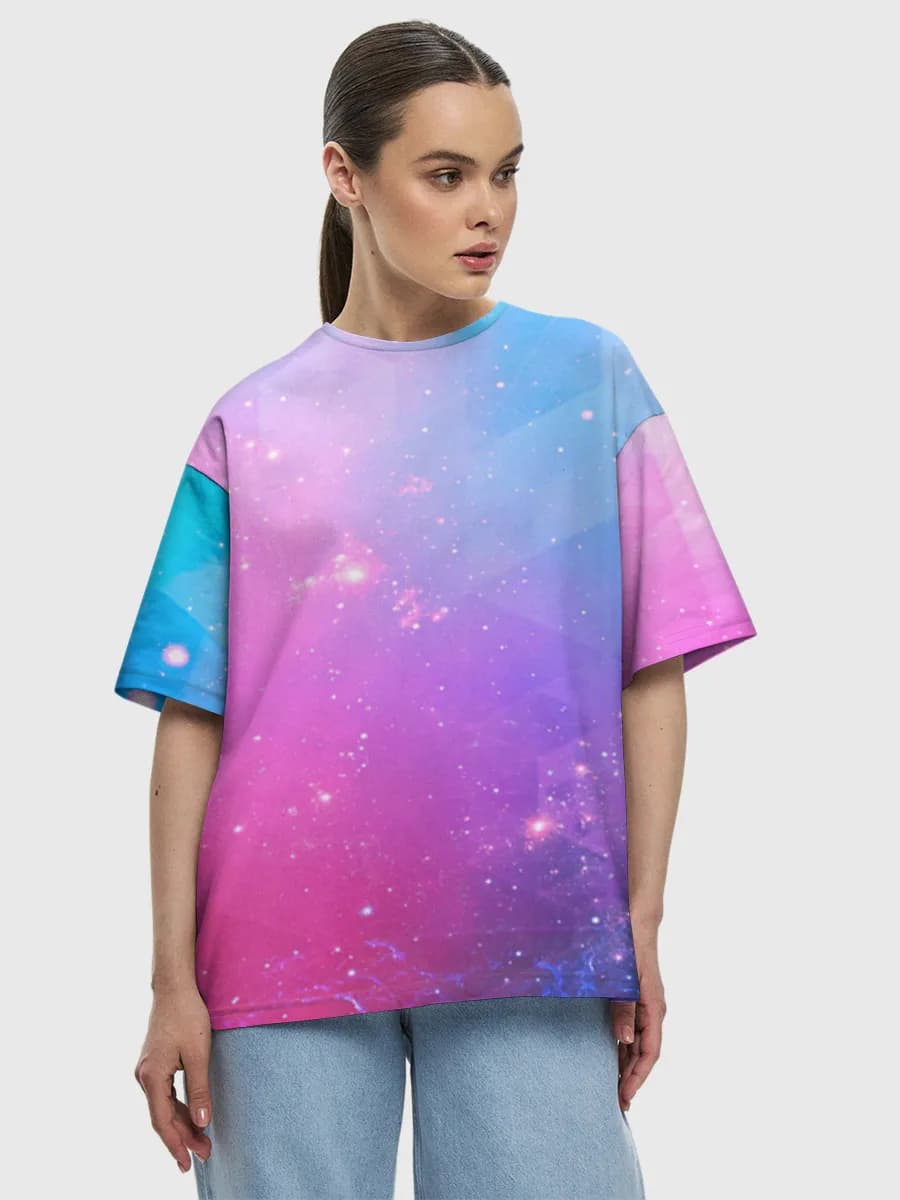 Women's oversized cotton T-shirt