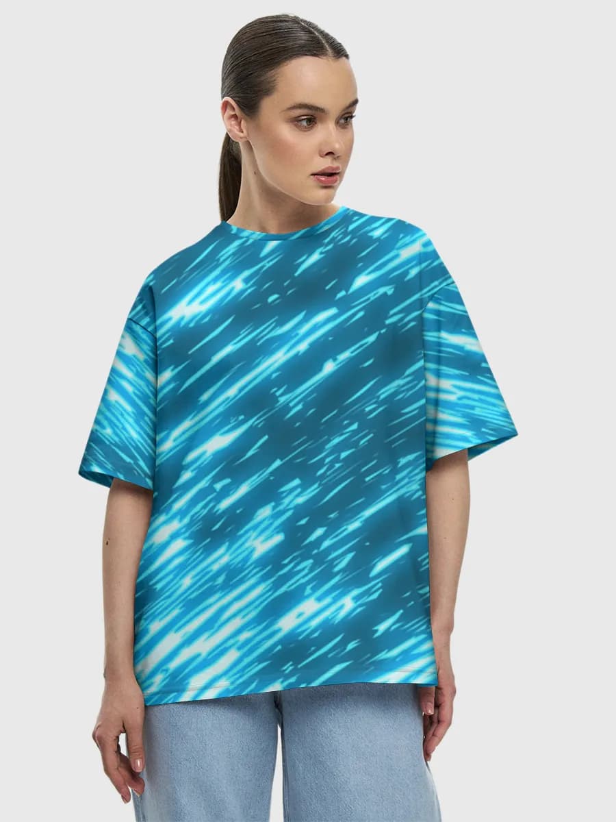 Women's oversized cotton T-shirt