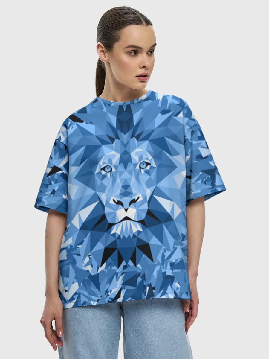 Damen Oversized Baumwoll T-Shirt