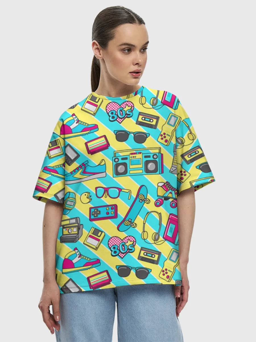 Women's oversized cotton T-shirt