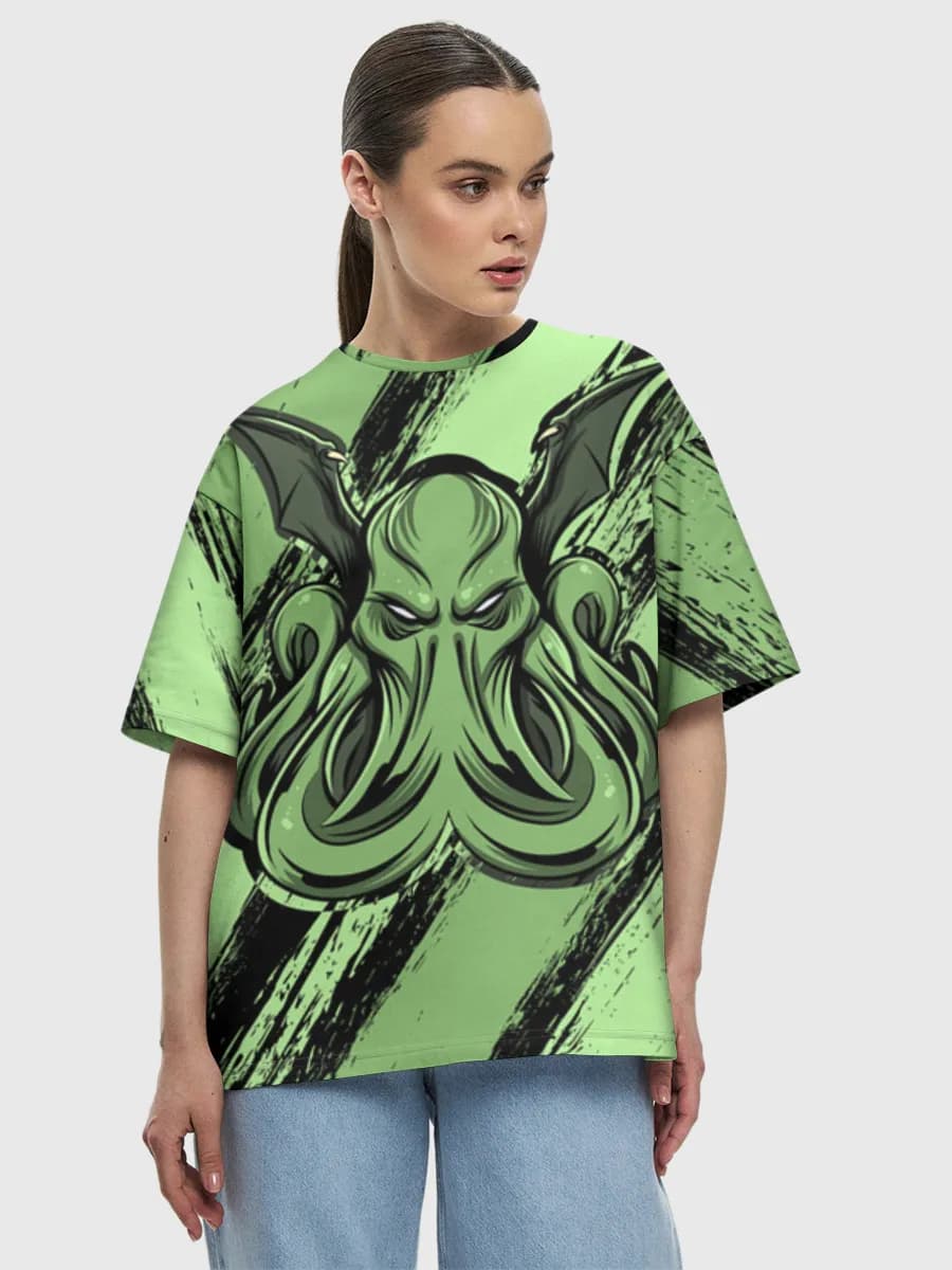 Women's oversized cotton T-shirt