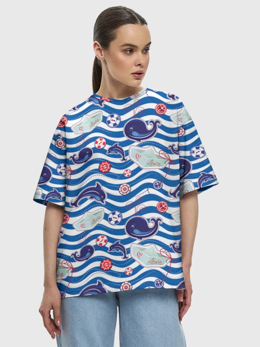 T-shirt Coton Oversize Femme