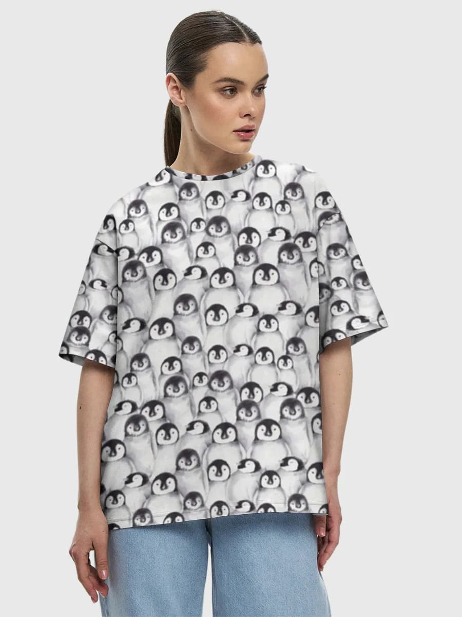 Women's oversized cotton T-shirt