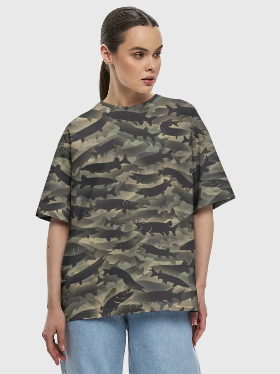 Women's oversized cotton T-shirt