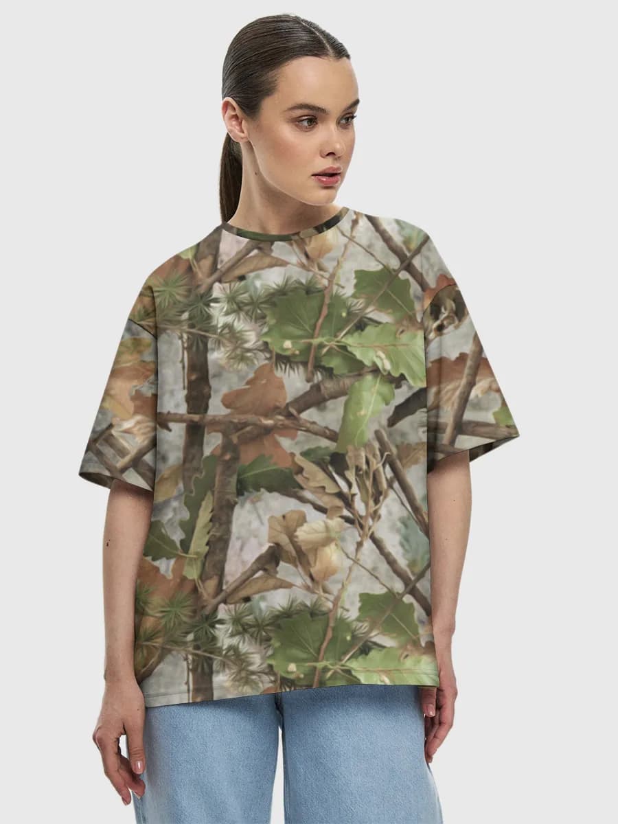 Women's oversized cotton T-shirt