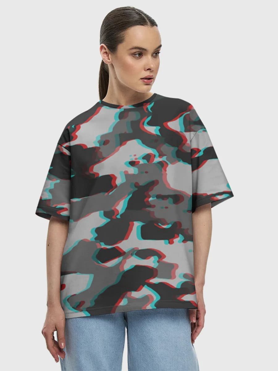 Women's oversized cotton T-shirt