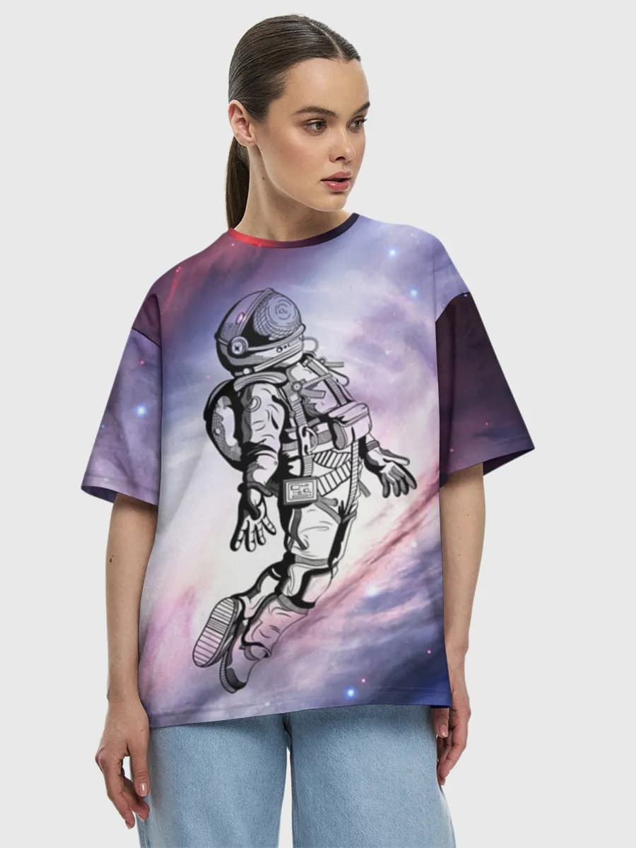 Women's oversized cotton T-shirt
