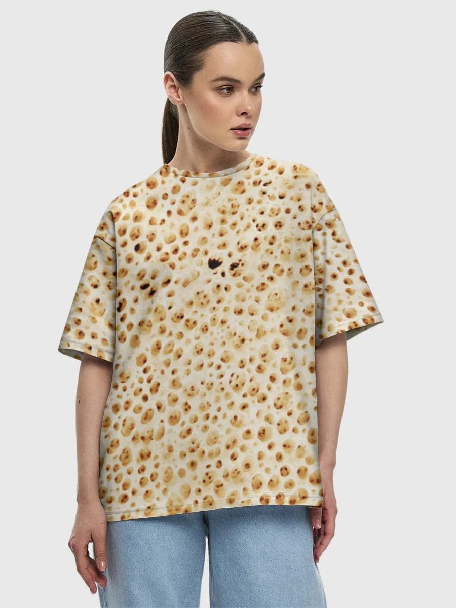 Women's oversized cotton T-shirt