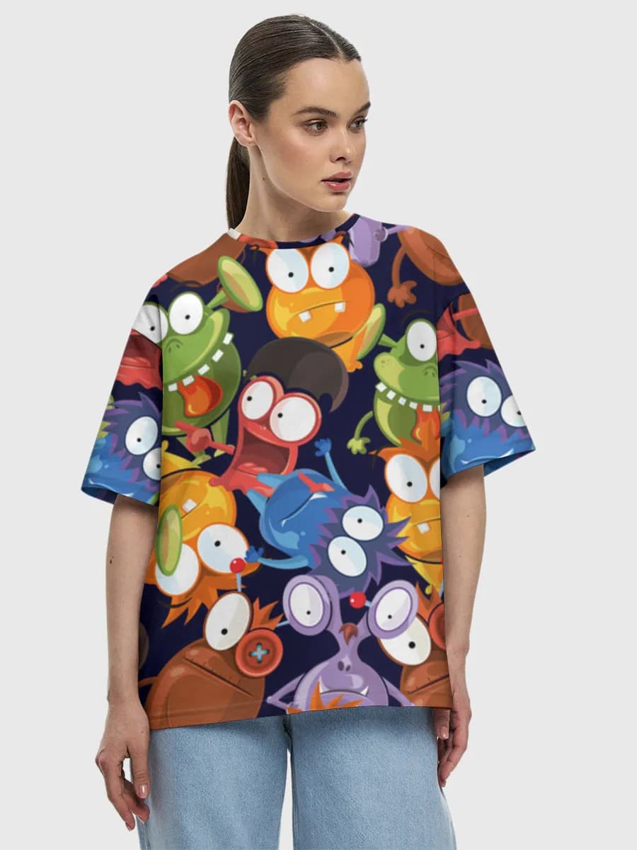 T-shirt Coton Oversize Femme