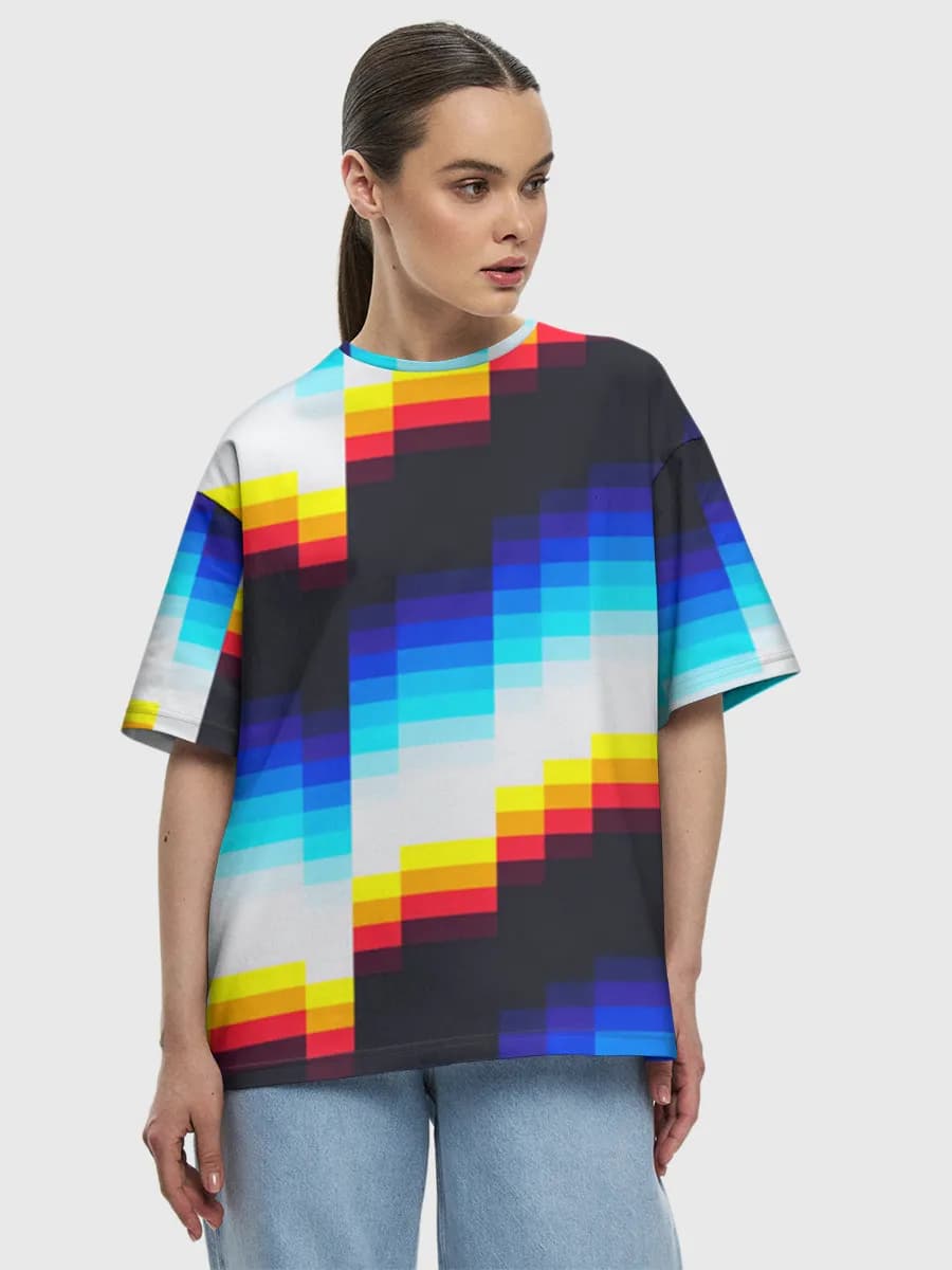 Women's oversized cotton T-shirt