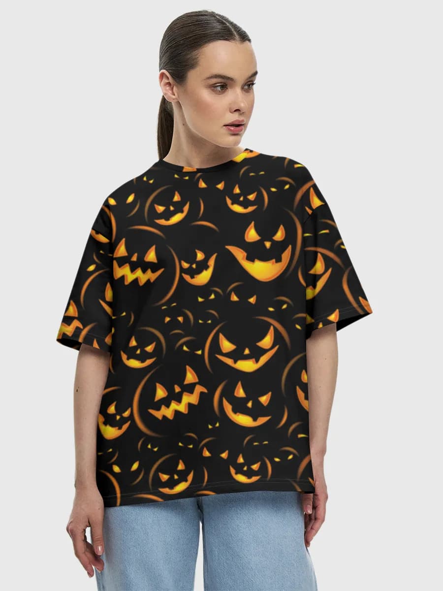 Damen Oversized Baumwoll T-Shirt