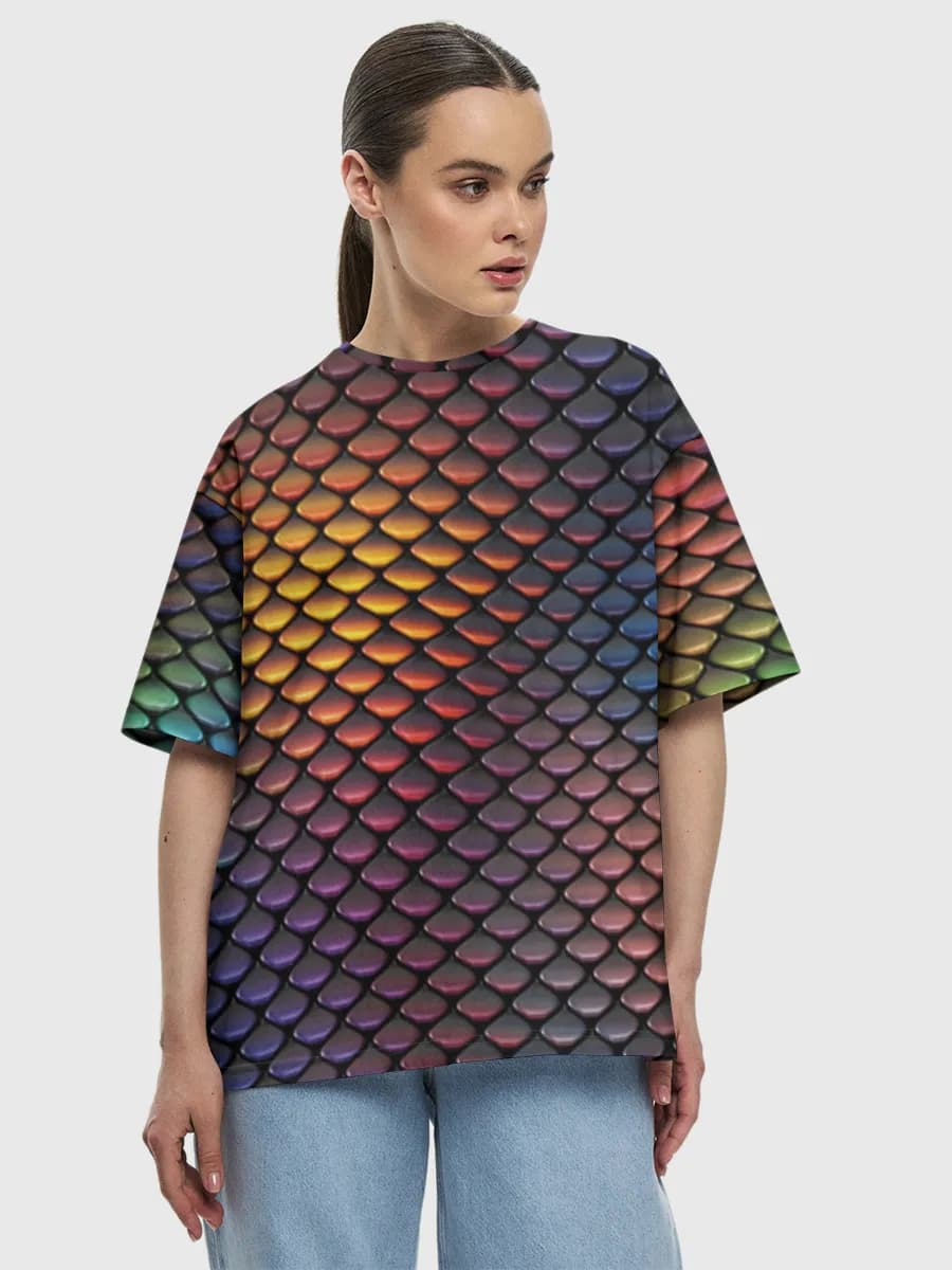 Women's oversized cotton T-shirt