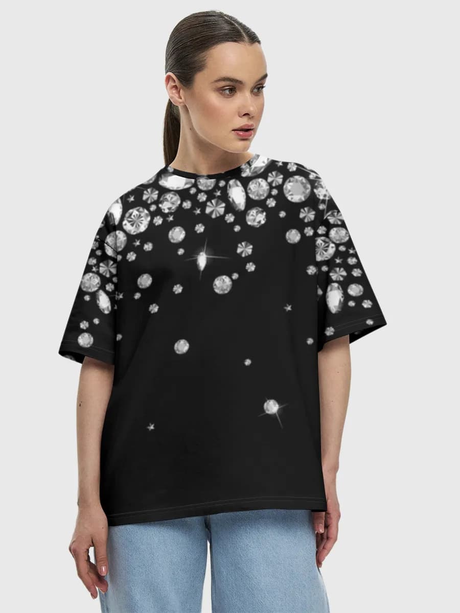 Women's oversized cotton T-shirt