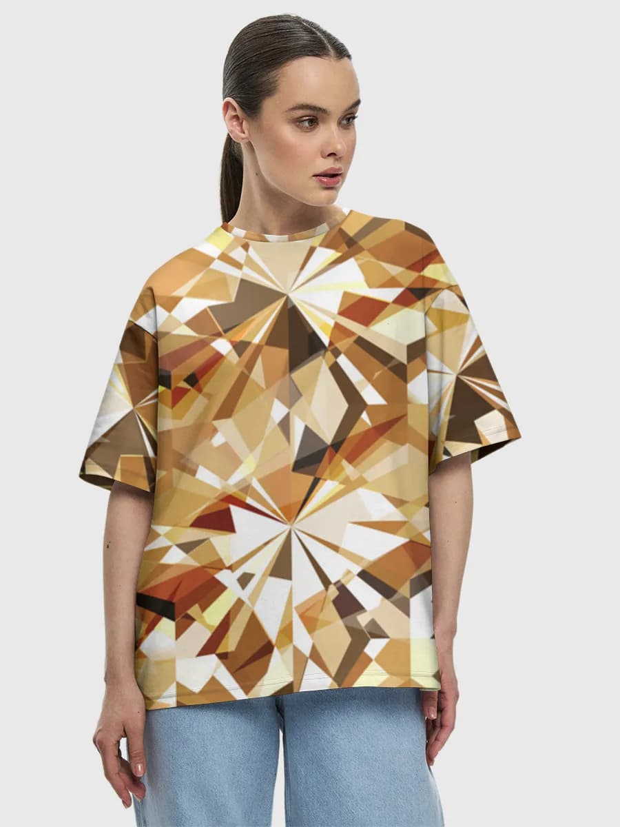 Women's oversized cotton T-shirt