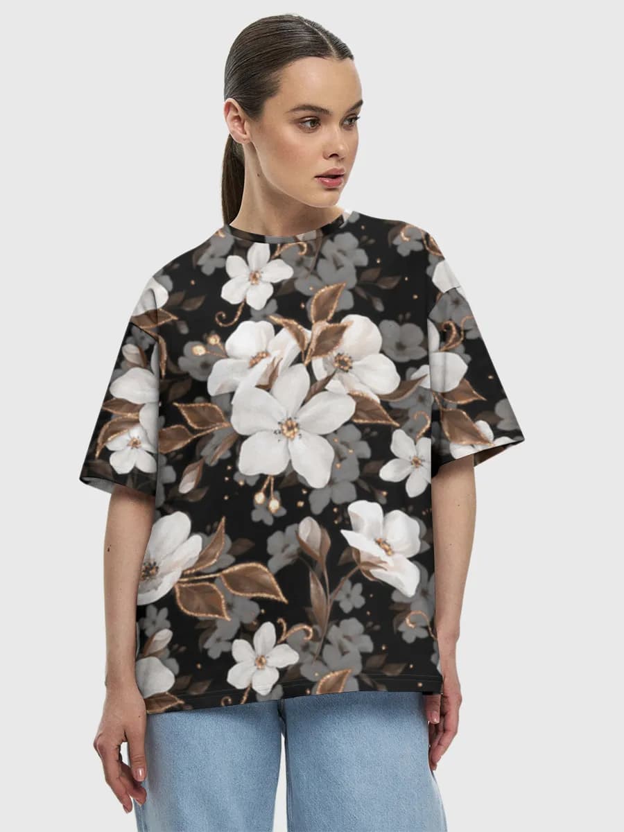 T-shirt Coton Oversize Femme