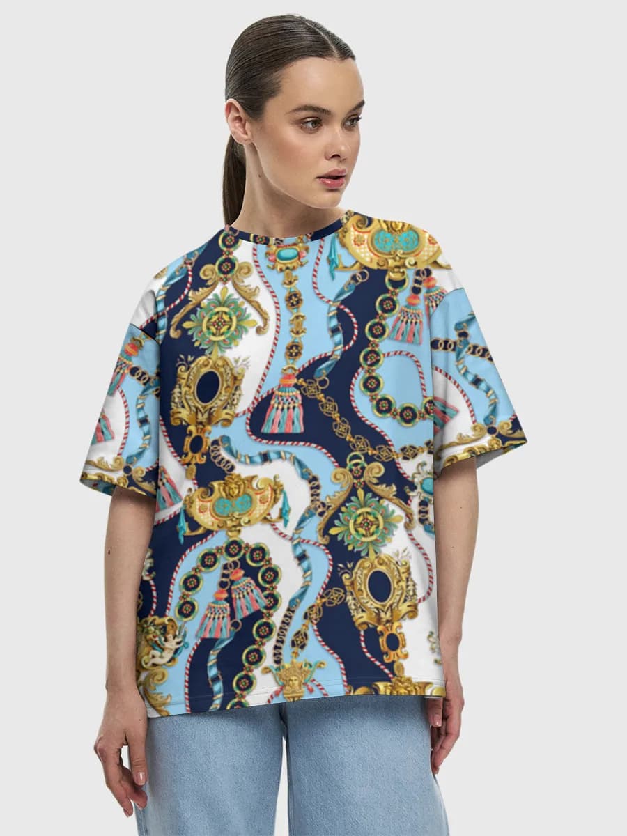 Women's oversized cotton T-shirt