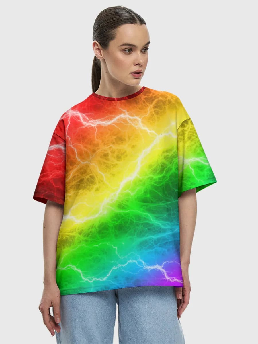 Women's oversized cotton T-shirt