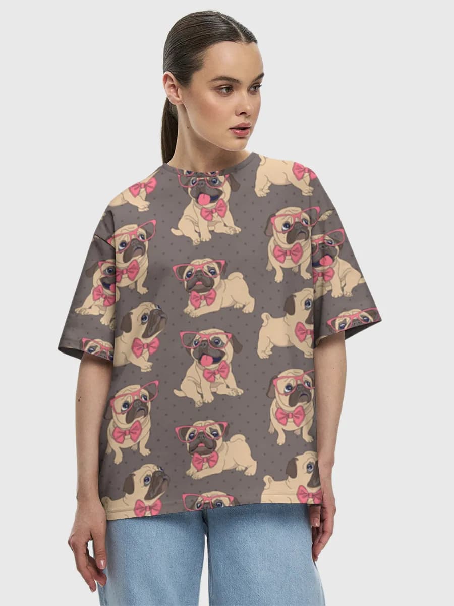 レディース ビッグシルエット コットンTシャツ