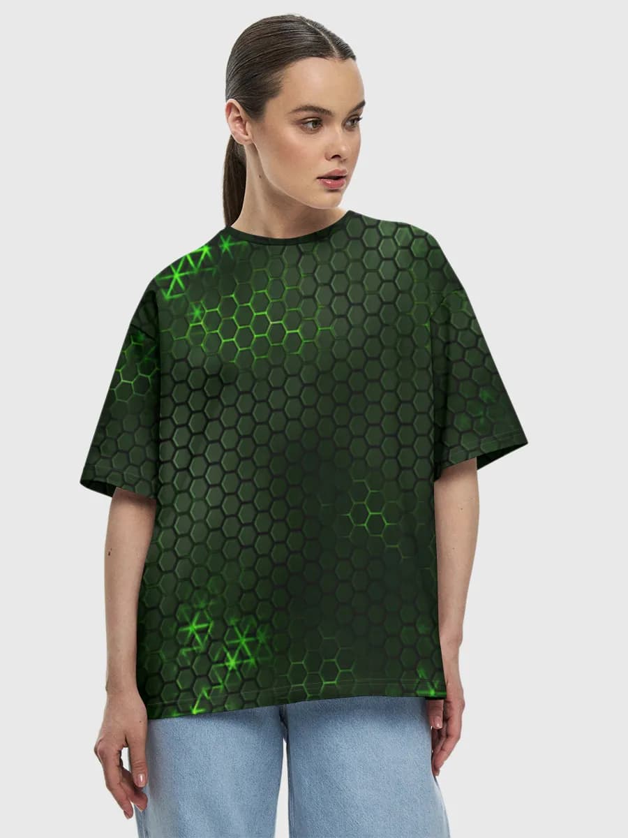 Women's oversized cotton T-shirt